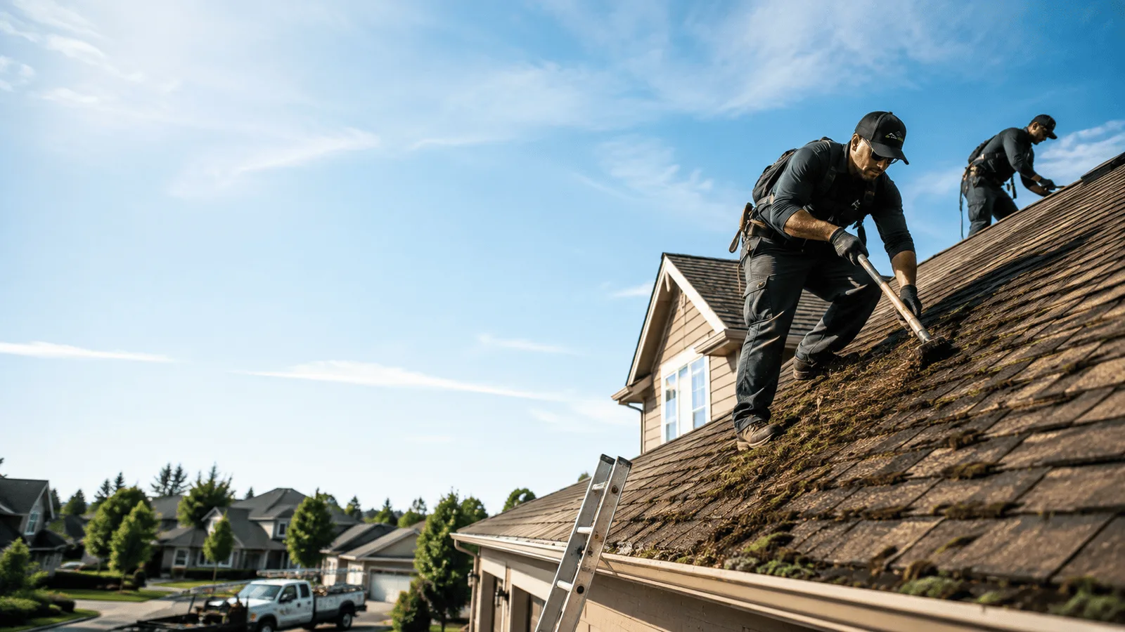 Roof Moss Removal in Paris, MS near me